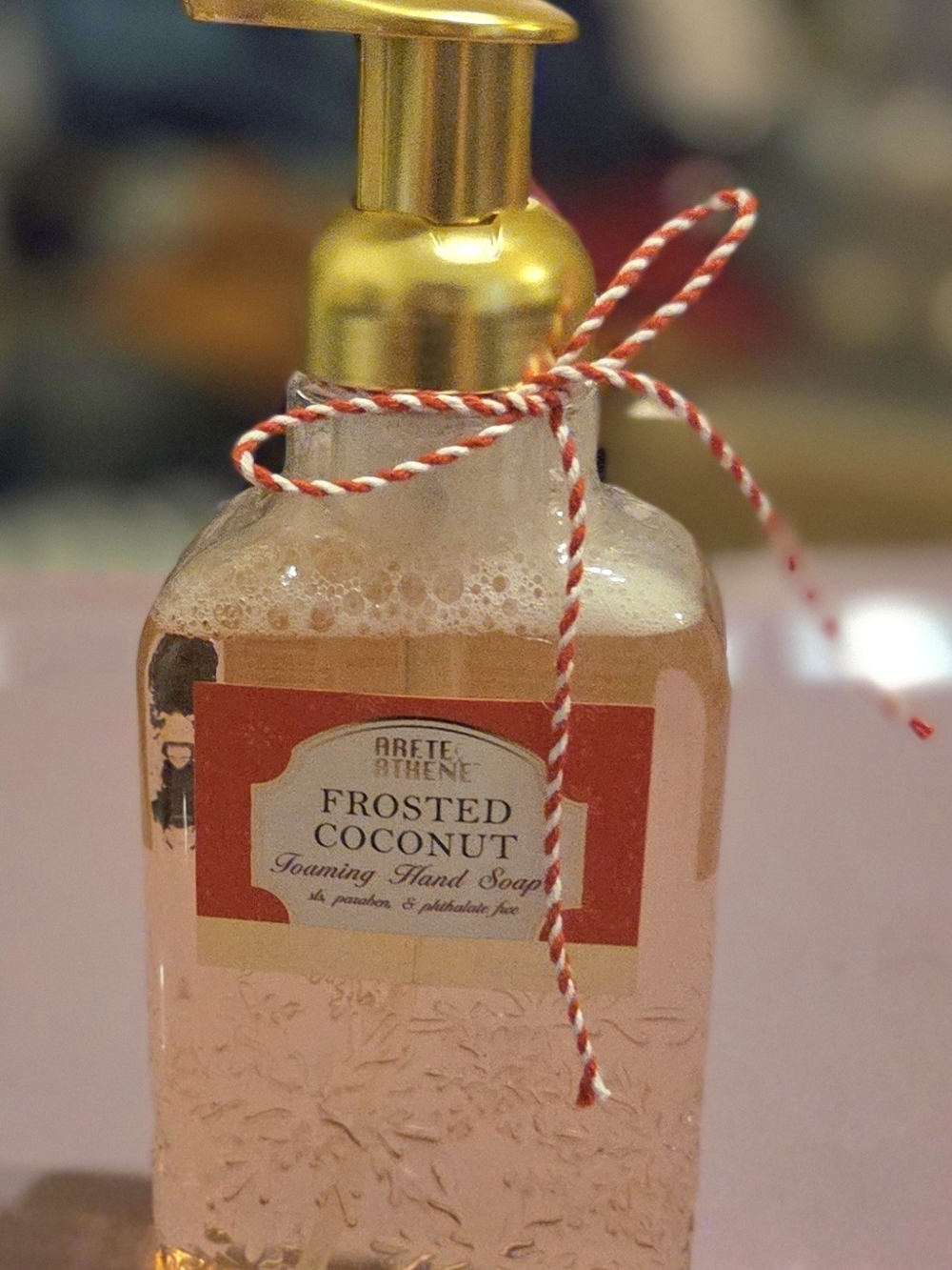 Frosted Coconut Foaming Hand Soap - Pink